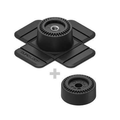 Support Smartphone Quad Lock QLP-360-FAB base adhésif flexible Universel - Noir