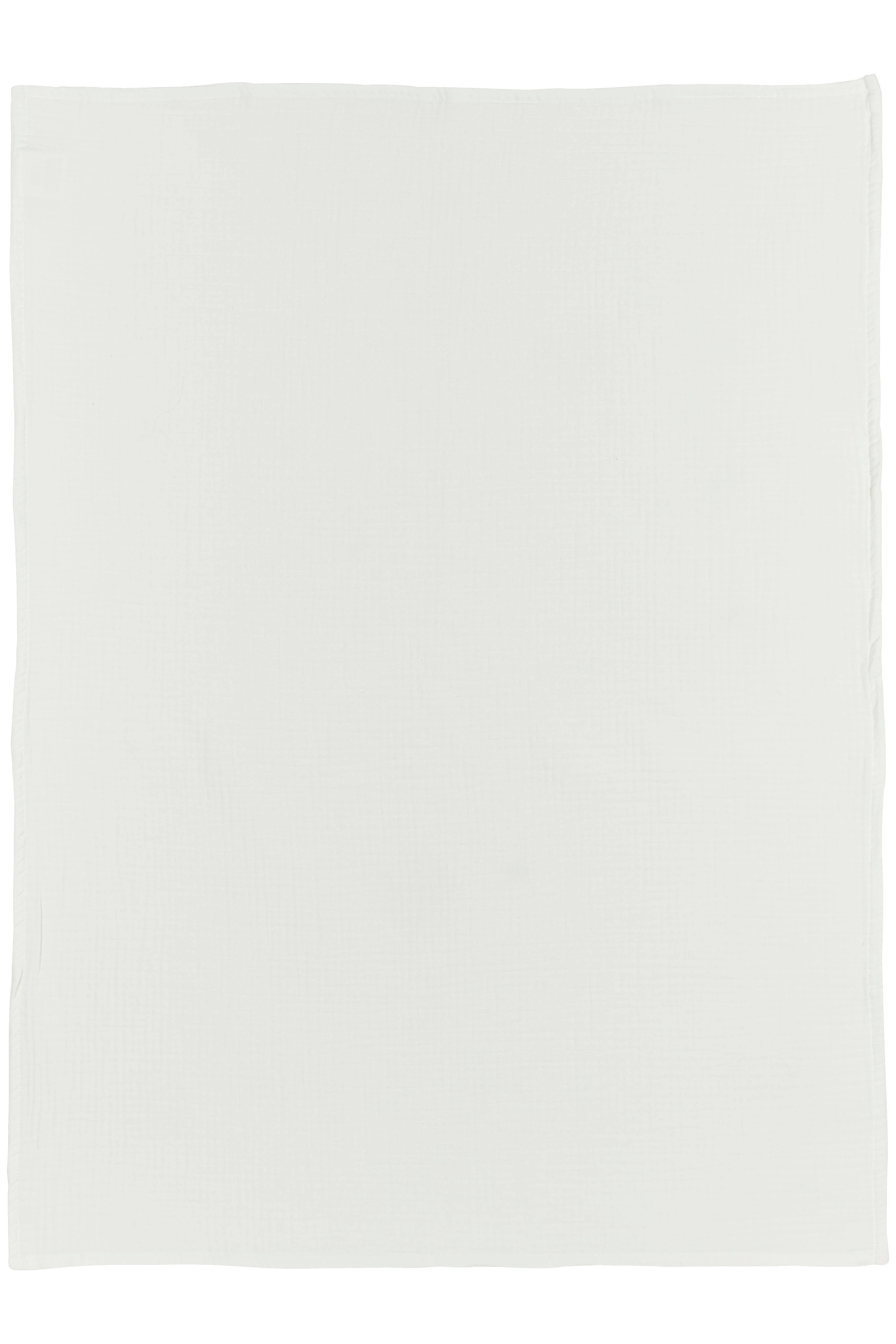 Meyco hydrofiele baby ledikantlaken 100x150cm offwhite