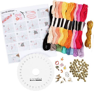 CreativCompany Kumihimo DIY Armbåndsett