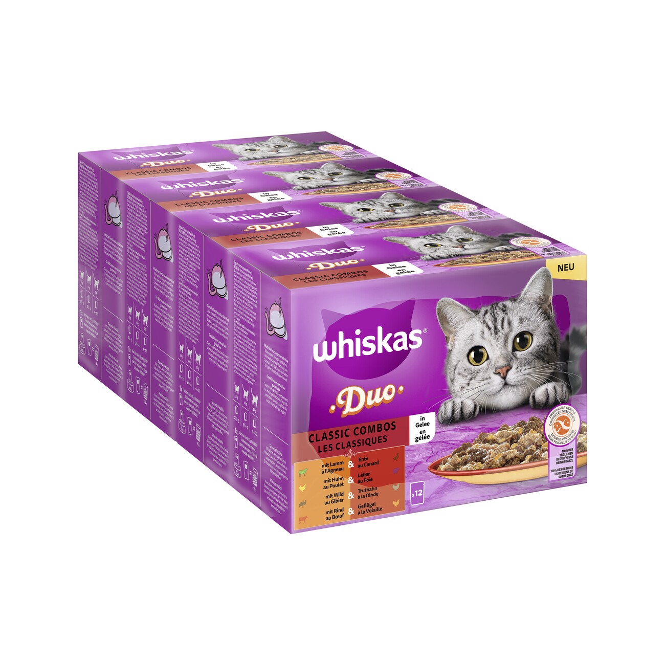 Whiskas Duo Multipack Classic Combos in Gelee 12 x 85g