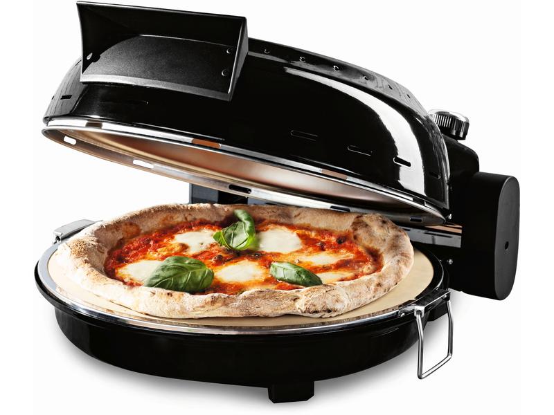 GOURMETmaxx Pizzaofen Ø 30 cm, Schwarz Pizza-Maker