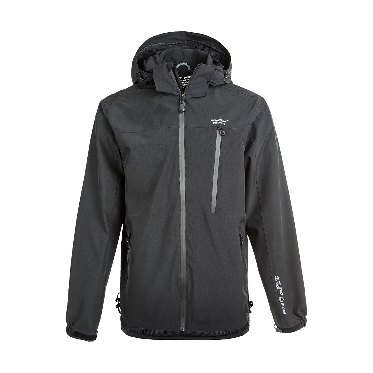 Weather Report Delton regnjakke, herre (Black)