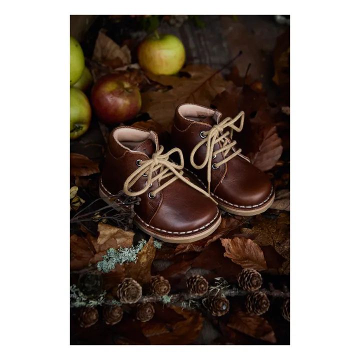 Petit Nord Boots à Lacets Classic | Marron
