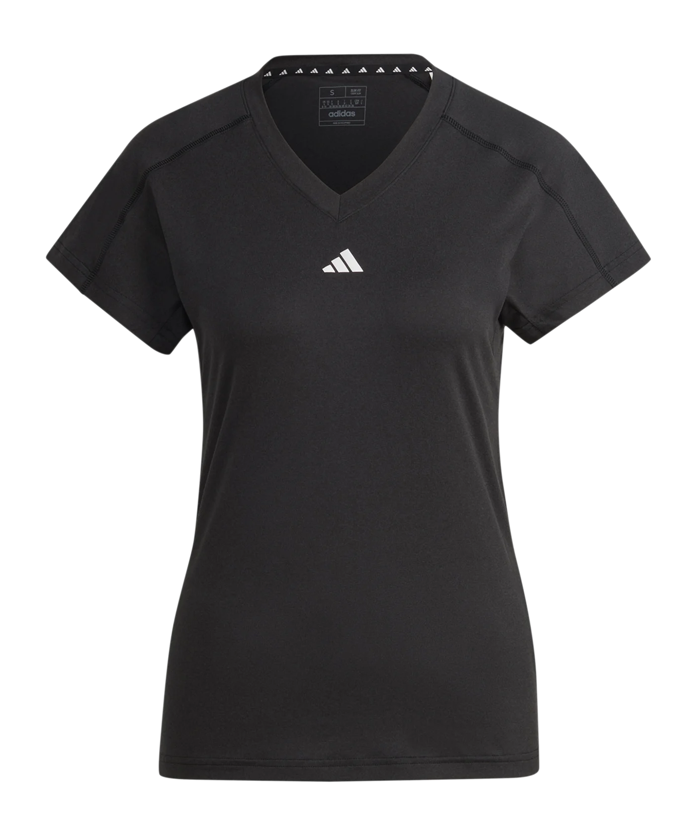 adidas AEROREADY Train Essentials Minimal Branding V-Neck Black