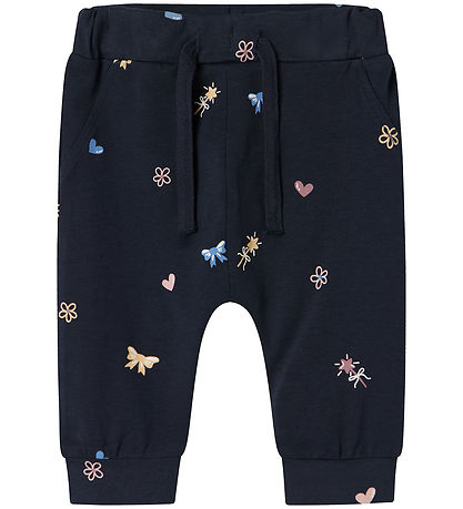 Name It Hosen - NbfVandora - Navy Blazer/Bow Ente Hearts