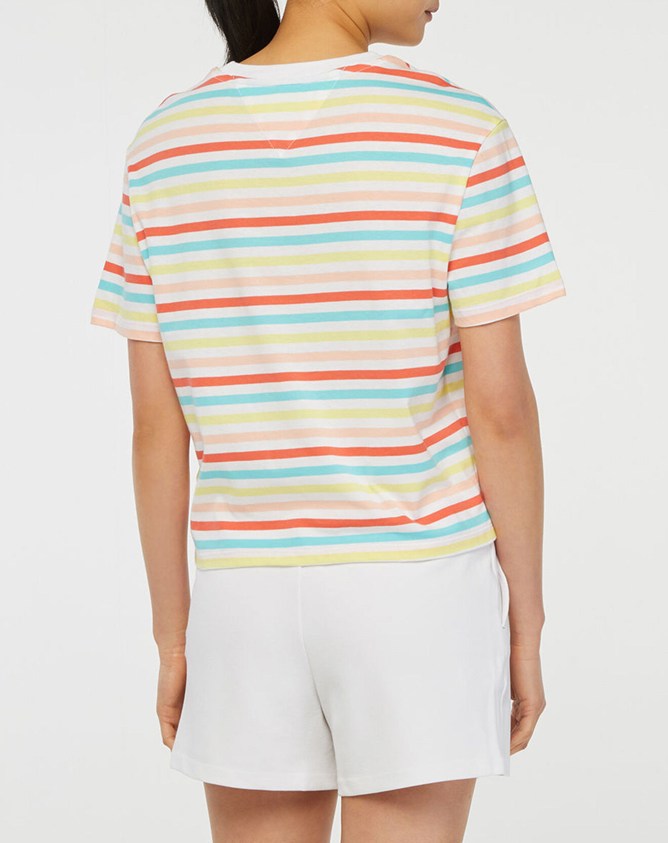 Tommy Jeans T-Shirt rayé Couleurs multicolore