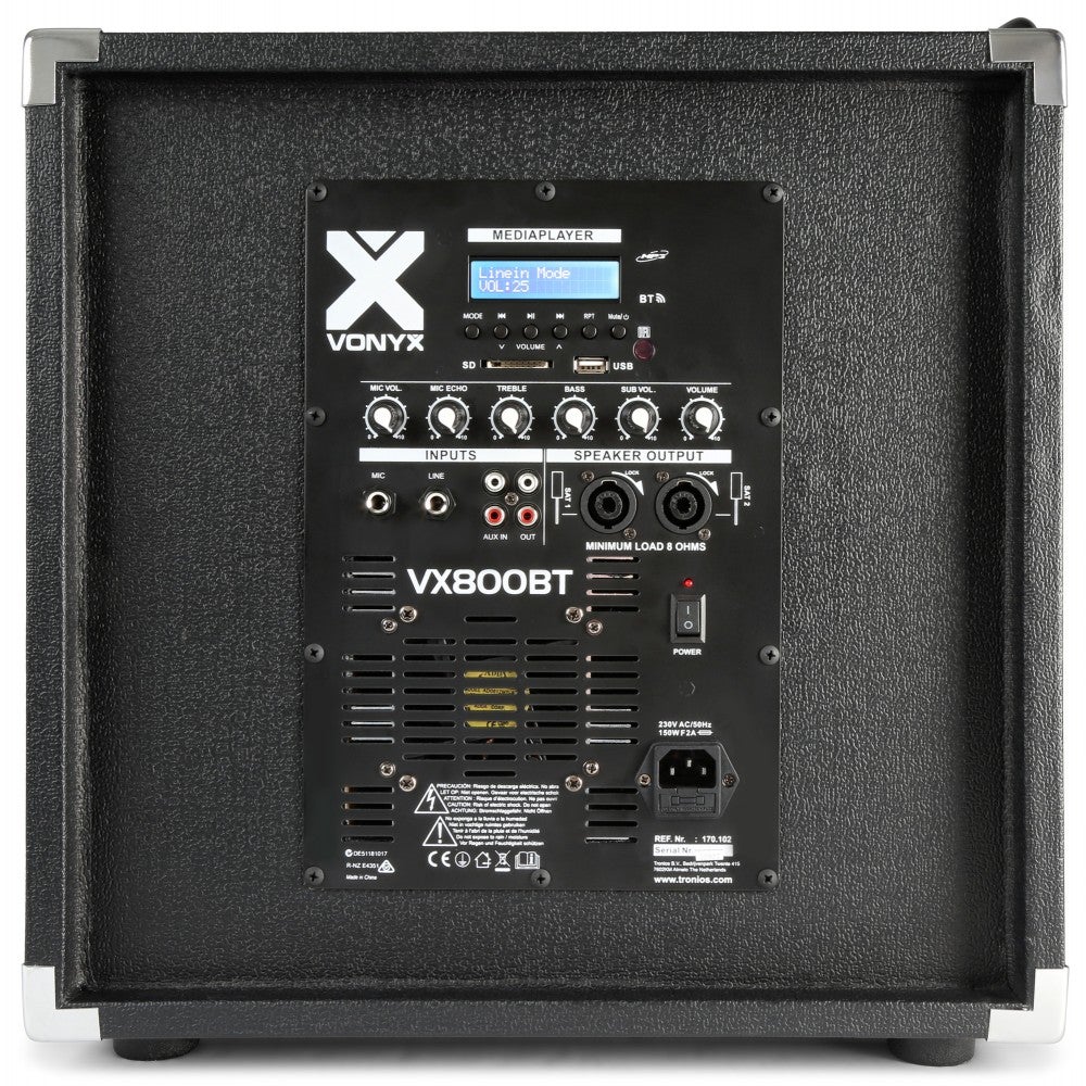 Vonyx VX800BT set