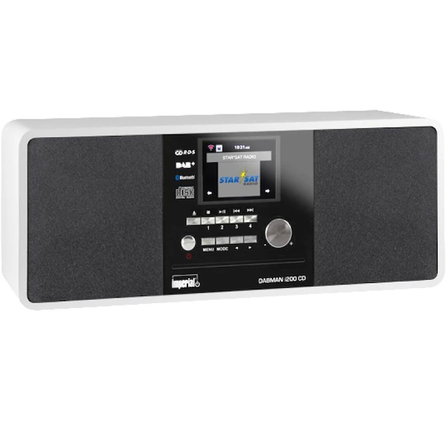IMPERIAL Internet-Radio »Dabman i200 CD Weiss« (CD | WLAN Digitalradio (DAB+) | FM-Tuner | Internetradio )