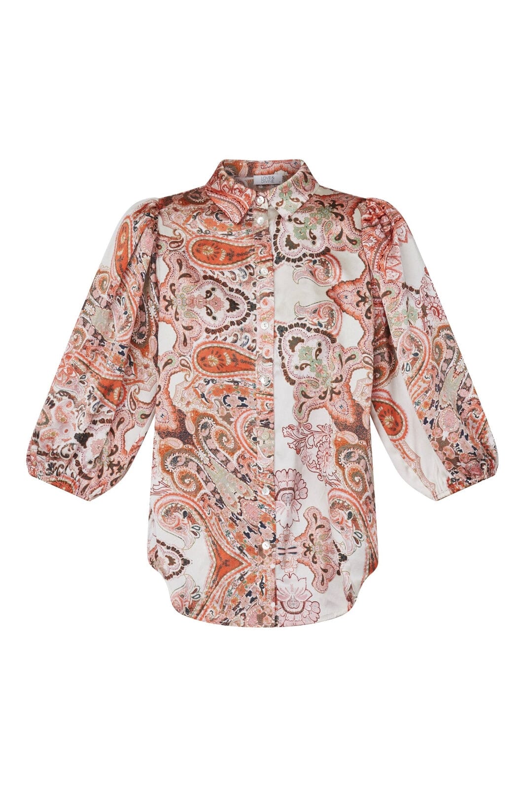 Love & Divine Love436-9 01 coral paisley