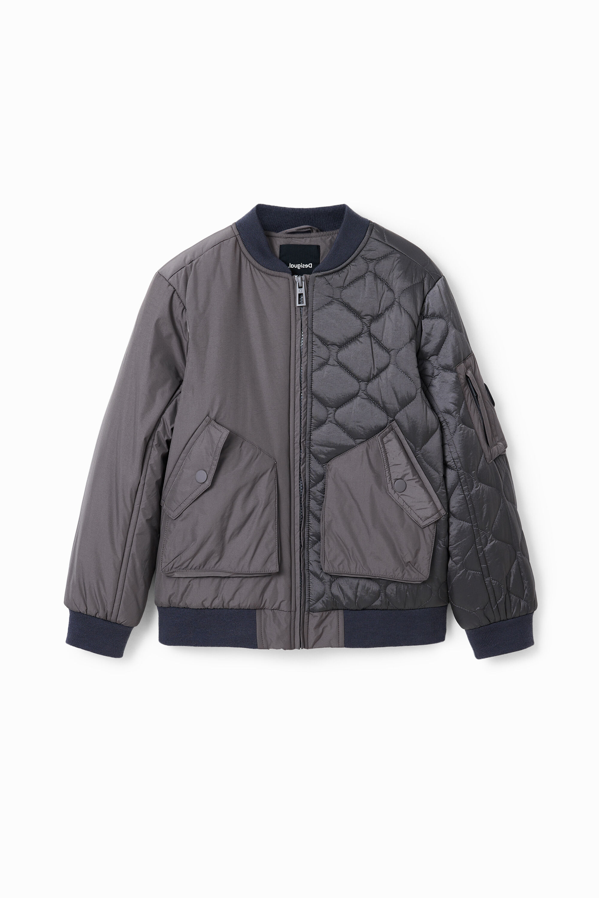 Bomber matelassé patch