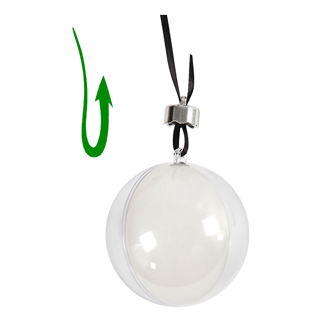 Deco Ballen Transparant 5cm, 10st.