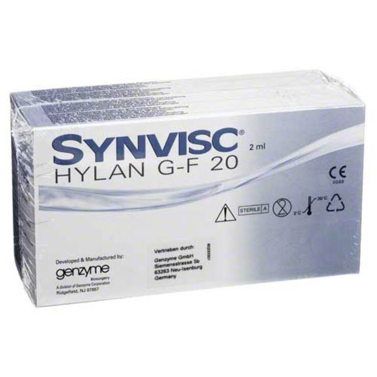Synvisc Hyaluronsäure Spritzampullen, 3 St