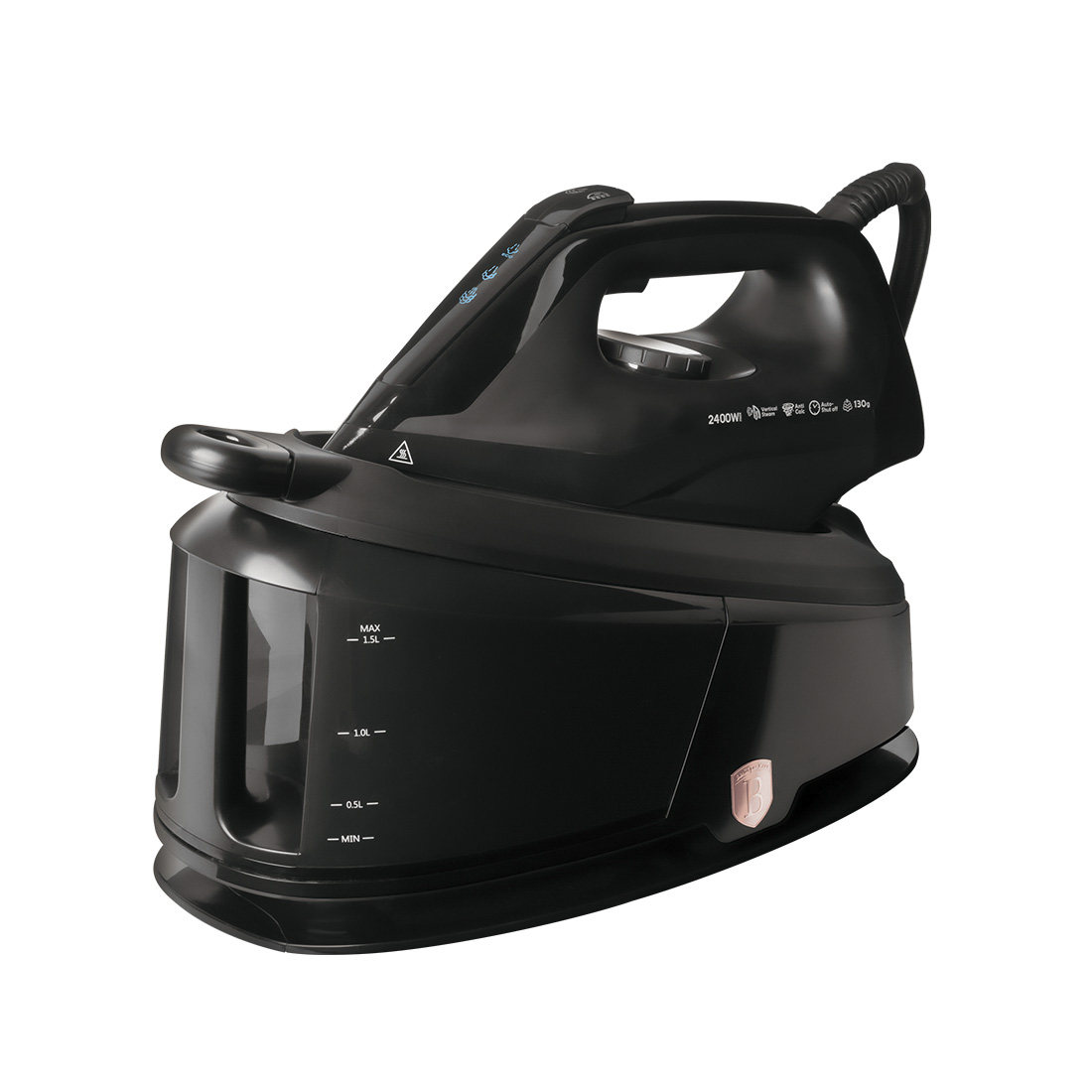 Berlinger Haus Dampfstation 2200W Black Rose Collection