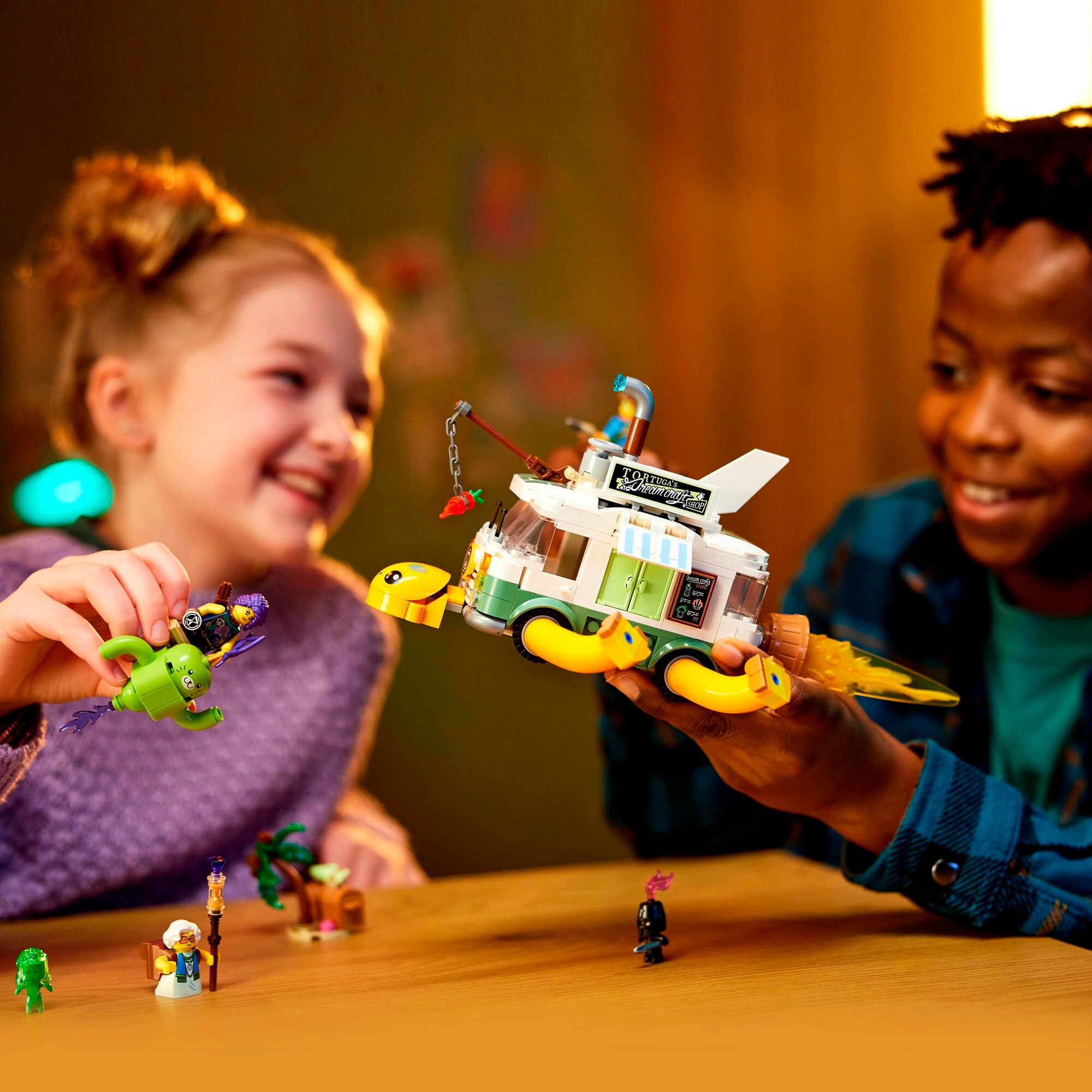 LEGO Konstruktionsspielzeug DREAMZzz Mrs. Castillos Schildkrötenbus