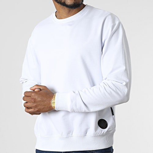 Sweat Crewneck Leo Blanc