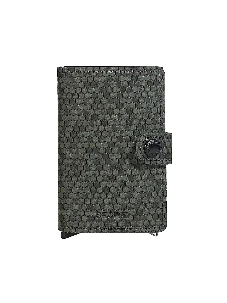 SECRID Miniwallet HEXAGON Green olive