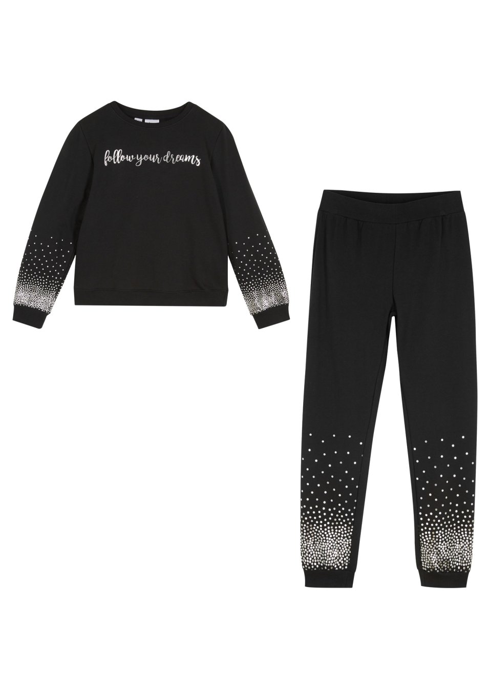 Sweat-shirt + pantalon fille (Ens. 2 pces.)