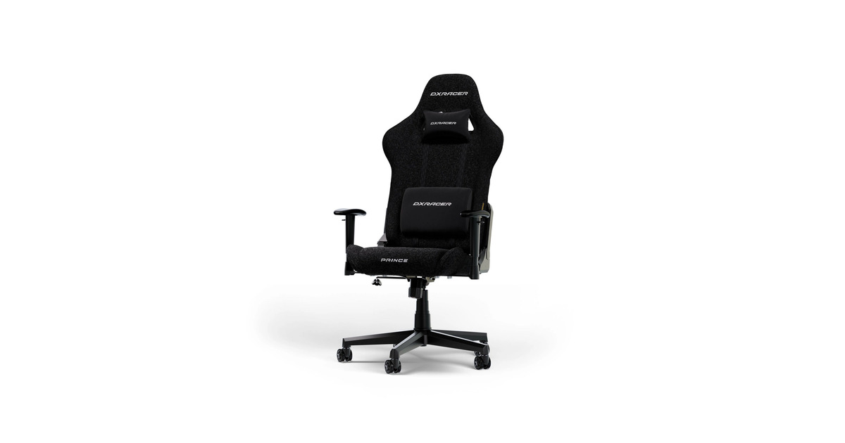 DXRacerPrince L Black Fabric gamestoel  (Zwart)