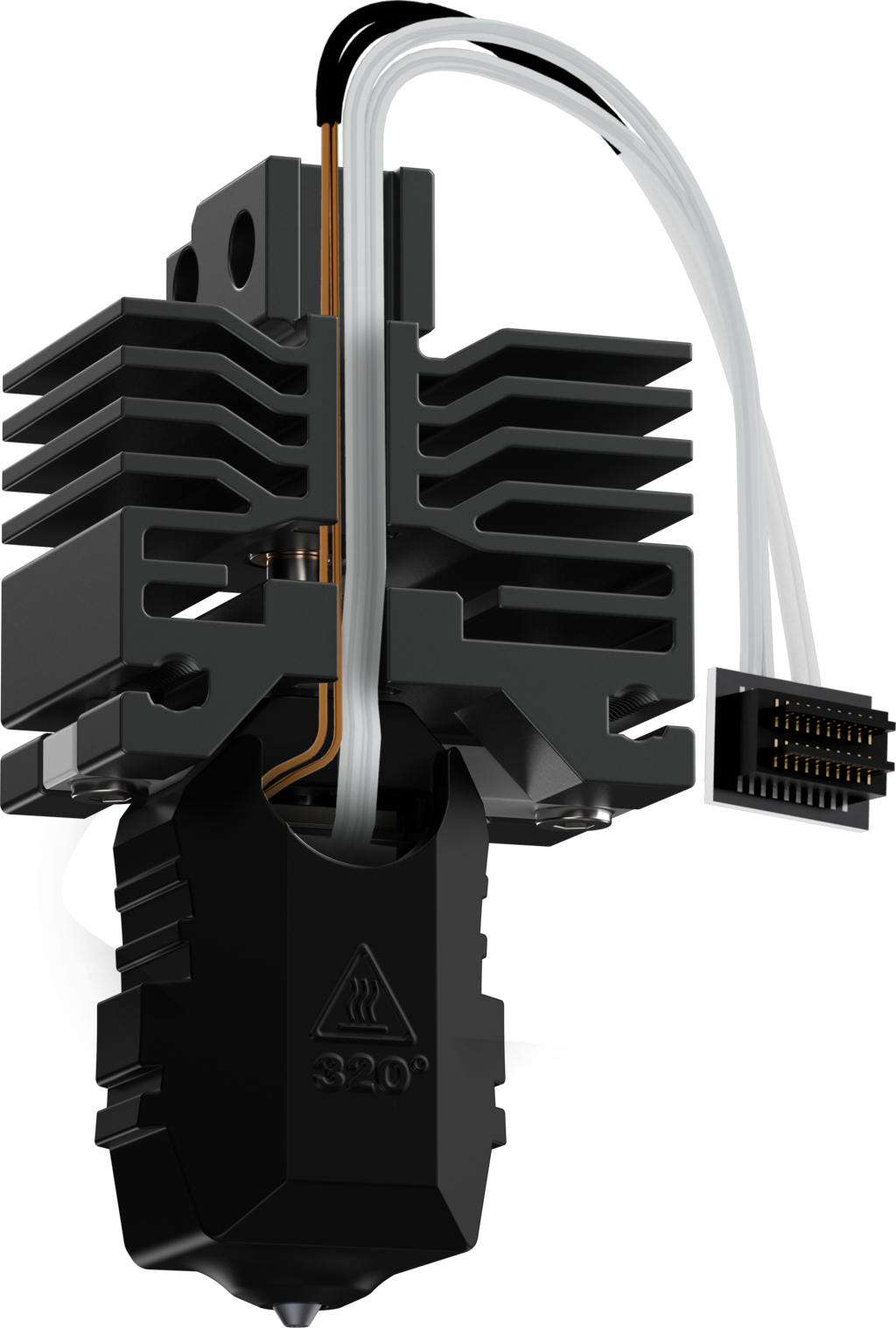 Phaetus  Conch Hotend Plus für Bambu Lab P1P/P1S – vormontiert, 0,4 mm    Verschleißfestes Hotend für Bambu Lab - mit Heizpatrone & Thermistor