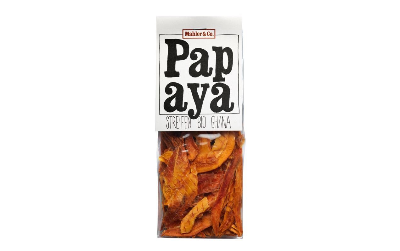 Bio Papaya Streifen 110 gBio-Papaya