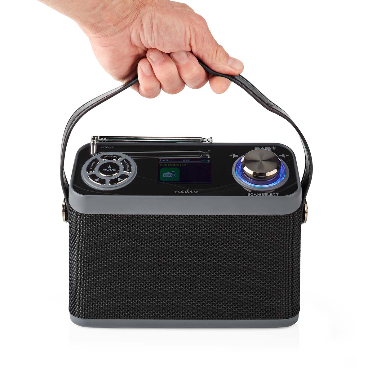 Nedis RDDB5200BK DAB+ Radio