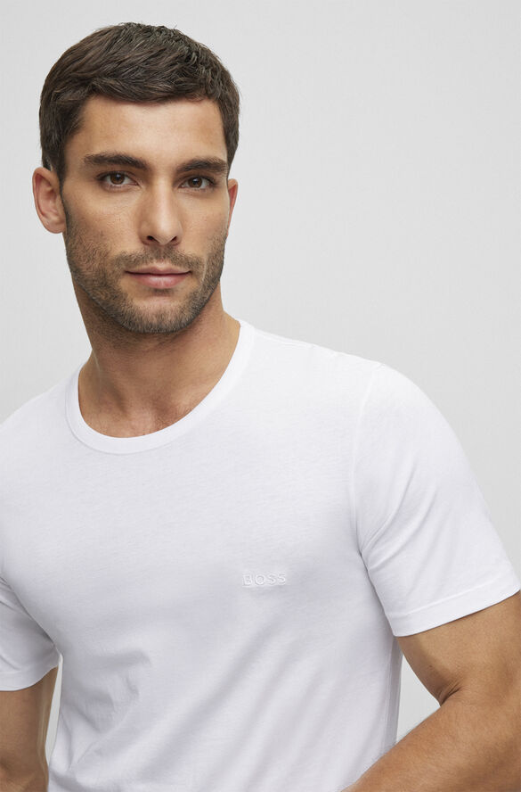BOSS TShirt RN 3P Classic Hvid