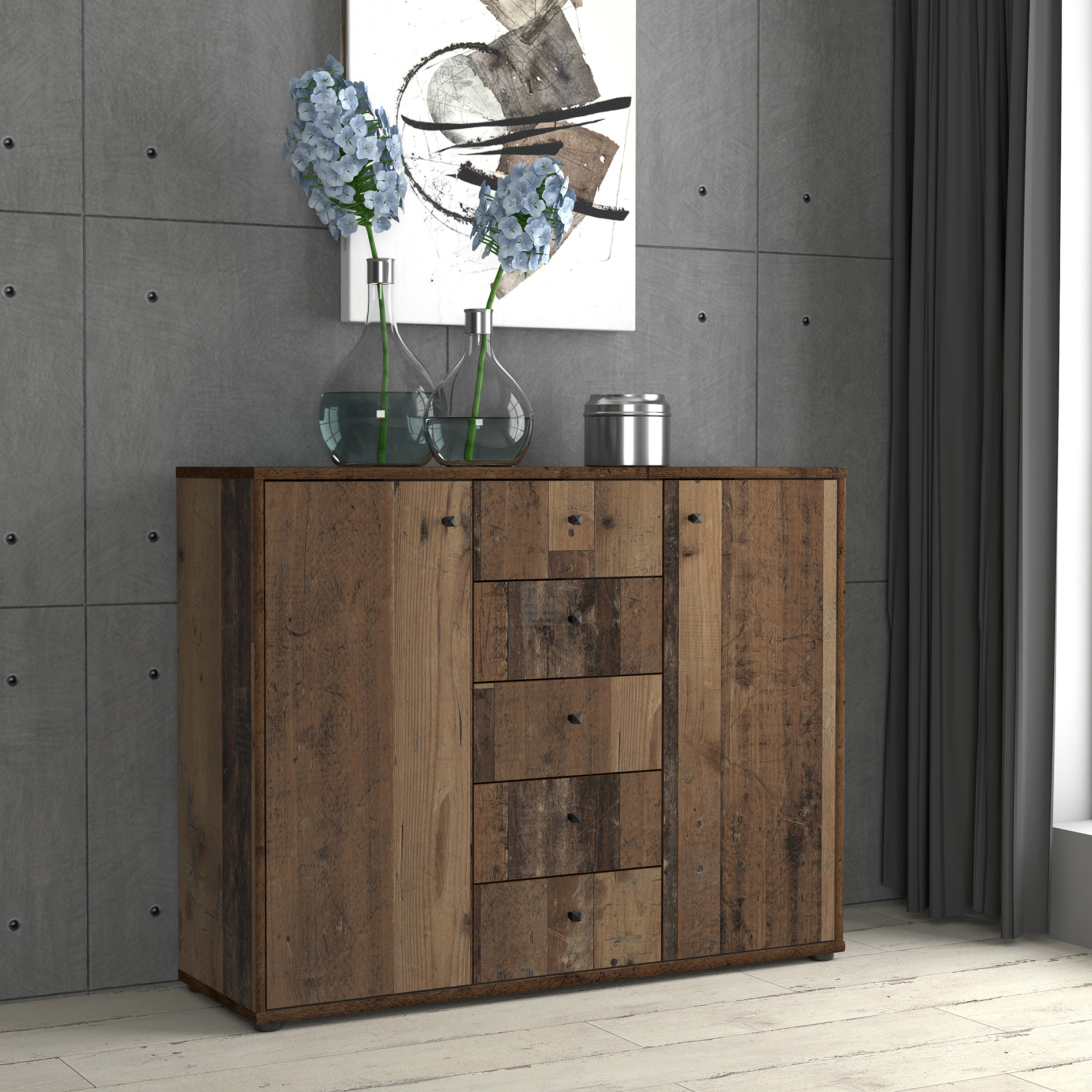 Kommode - Old Wood Vintage - 108,8 cm