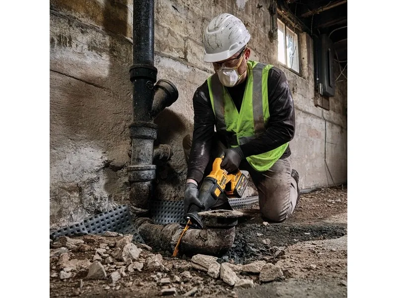 DeWALT DCS389NT, Gul, 3000 spm, 30 cm, 13 cm, 16 cm, 95 dB