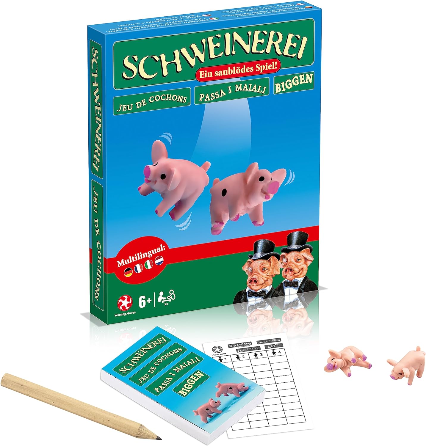 Schweinerei (DE, IT, NL, FR) (neue Box) Würfelspiel Gesellschaftsspiel
