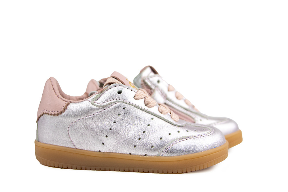 Pinocchio Sneaker Roze Metallic Combi