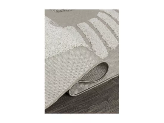 Tapis enfant lune beige - LUNA Enfants 10 Taupe 160*160