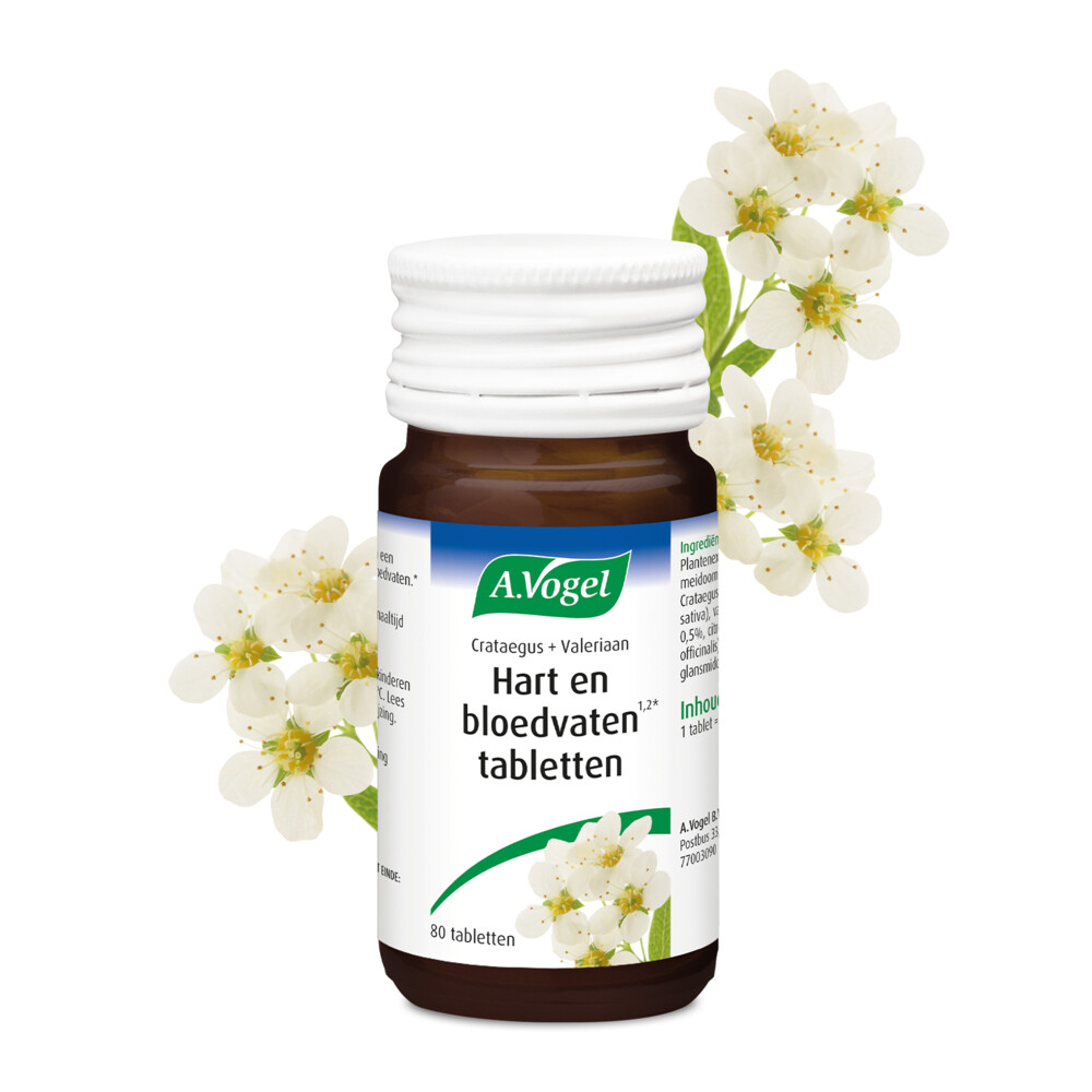 A.Vogel Crataegus Hart en bloedvaten80 tabletten