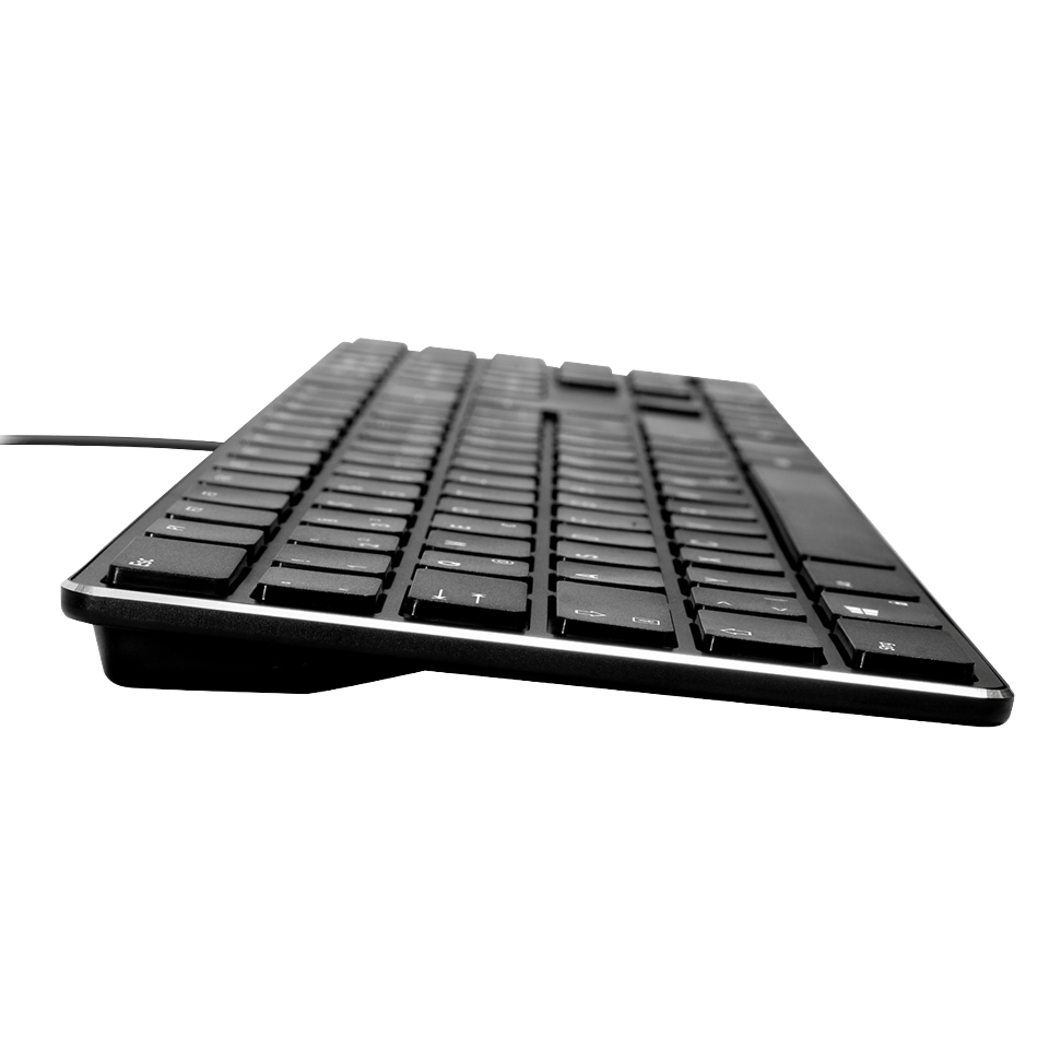 Speedlink - RIVA Slim Metal Scissor Keyboard, black - DE Layout