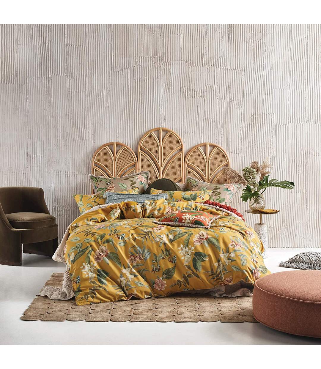 Linen House - Parure de lit ANASTACIA (Multicolore) - UTRV1736