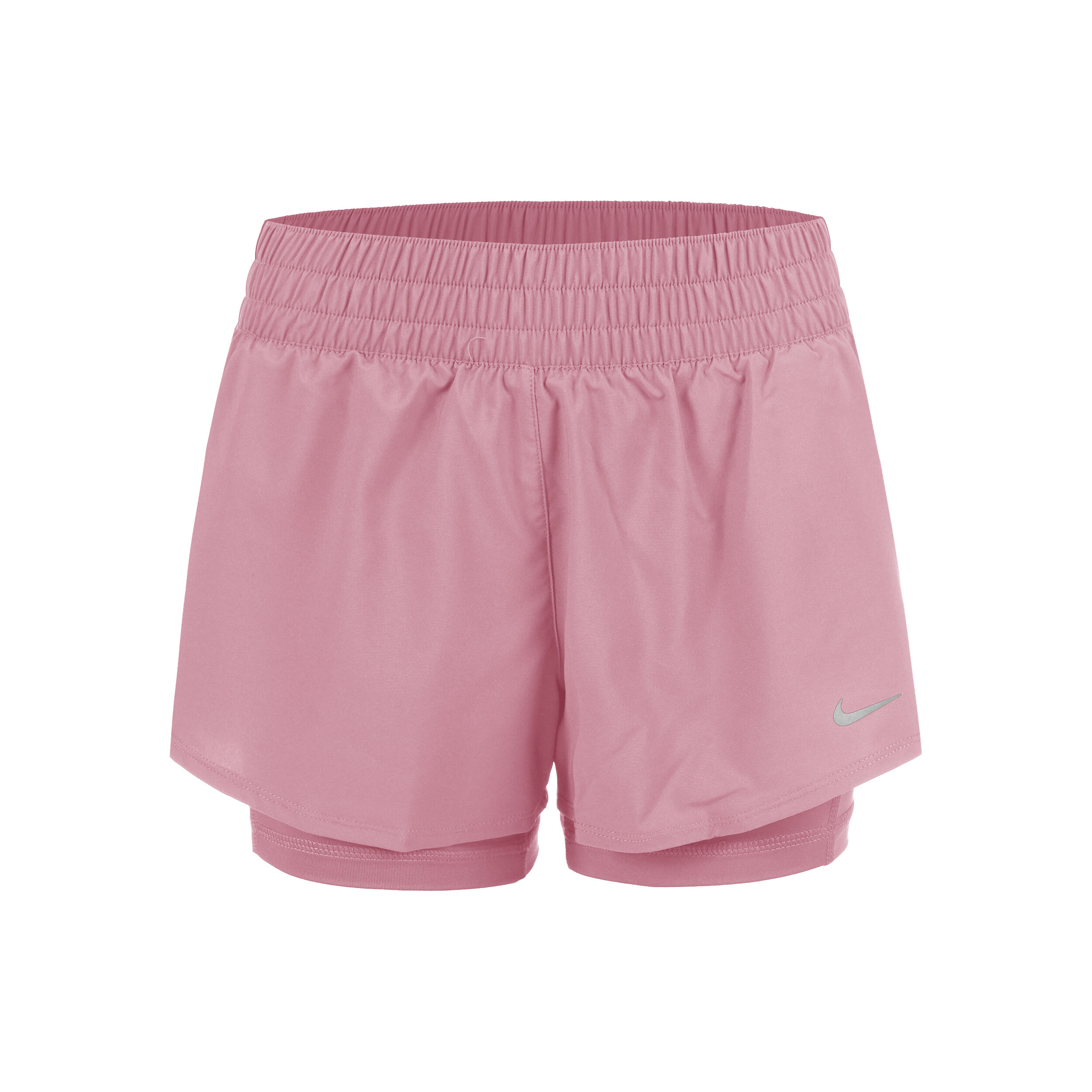 Nike One Dri-Fit 3in 2in1 Shorts Femmes - Pink , Argent