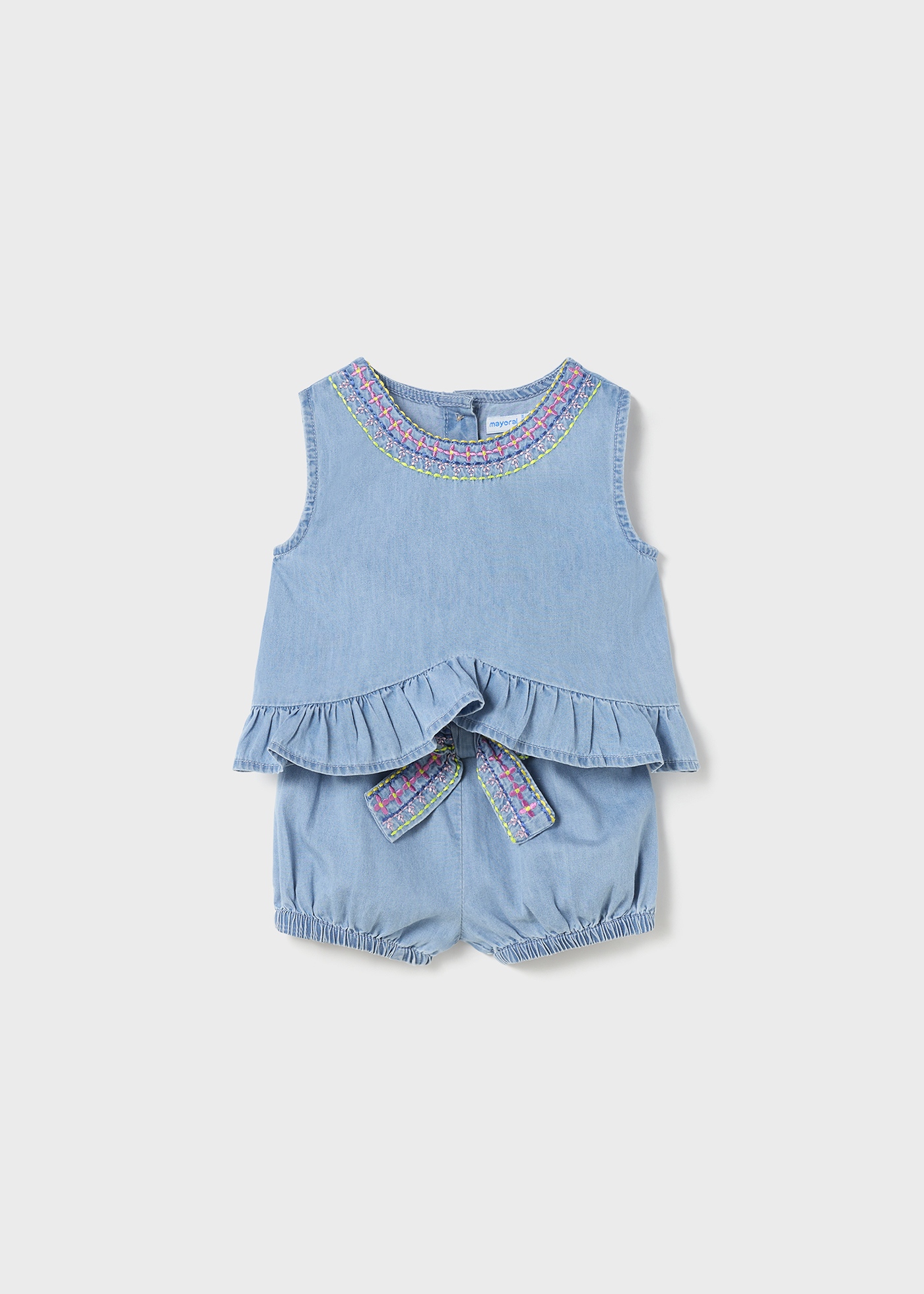 Conjunto de jeans de duas peças para bebê