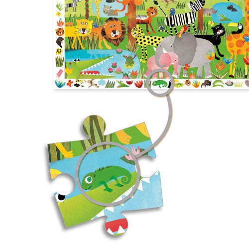 Djeco puzzel observation jungle (35st)