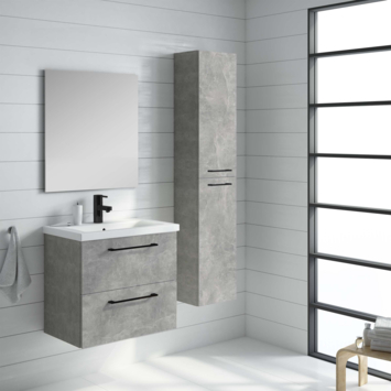 Atlantic Badkamermeubelset Sienna - Beton 60 cm
