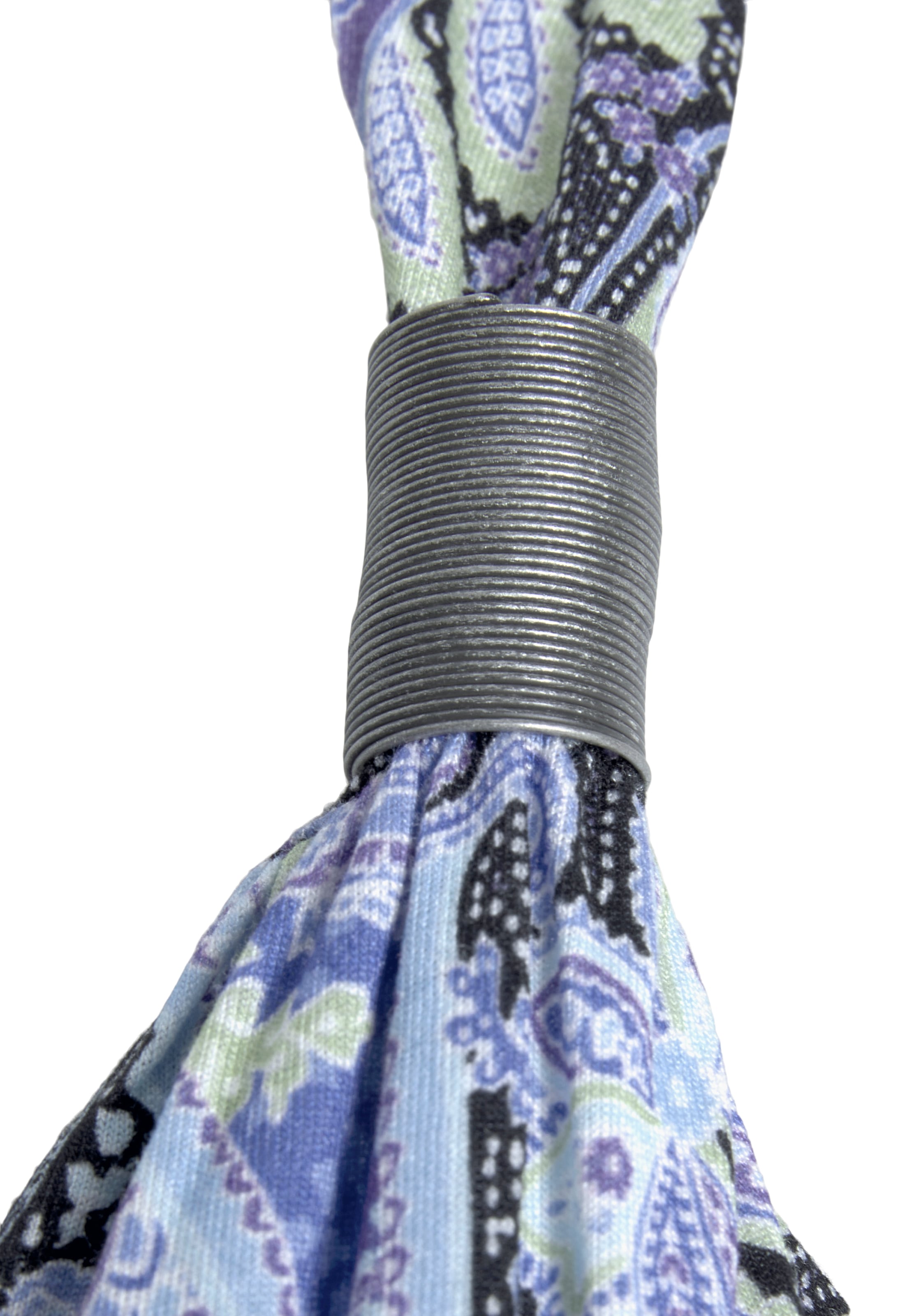 LASCANA Maxikleid mit Paisleydruck und verstellbarem Ausschnitt, Sommerkleid