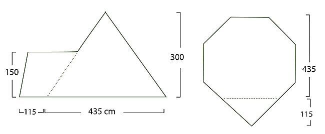 HELSPORT - TENTE TIPI VARANGER 8-10 CAMP OUTER TENT INCL POLE