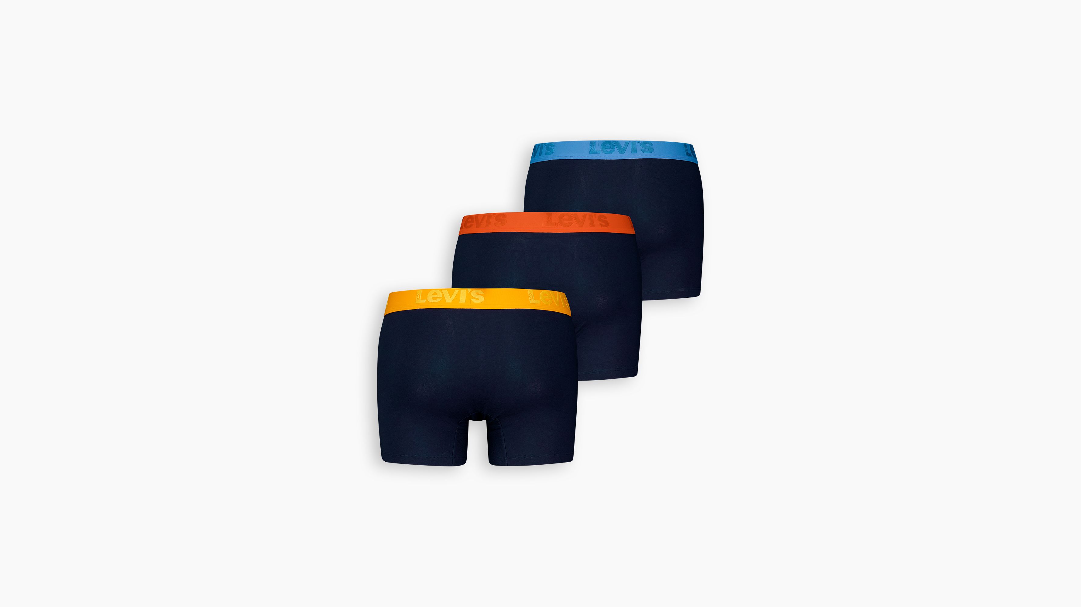 Levi's® caleçons Premium - Lot de 3 - Yellow/Orange/Blue - Multicolore