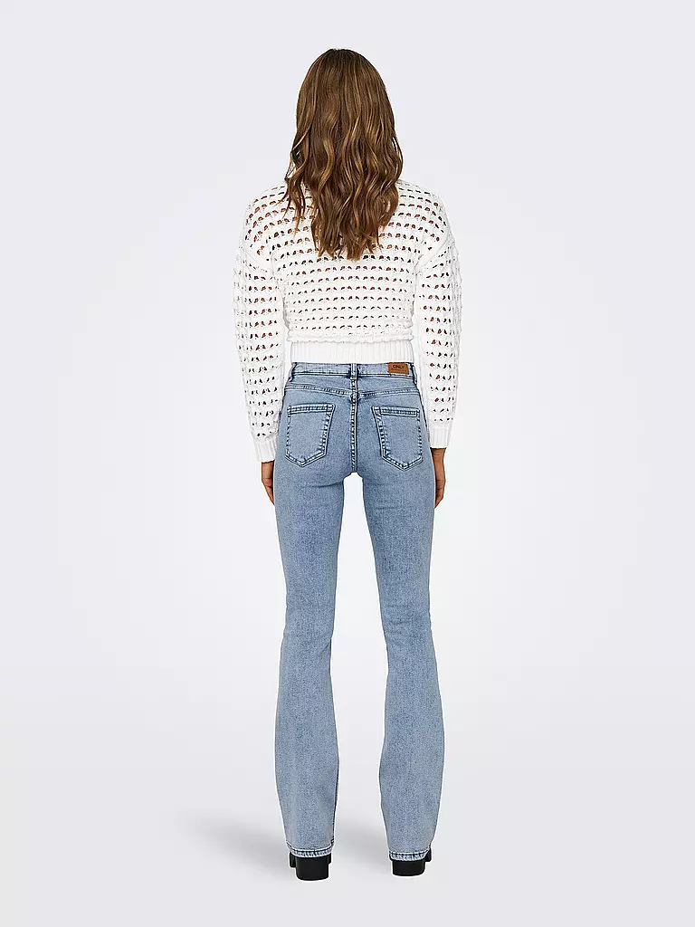 ONLY Jeans Flared Fit ONLBLUSH hellblau