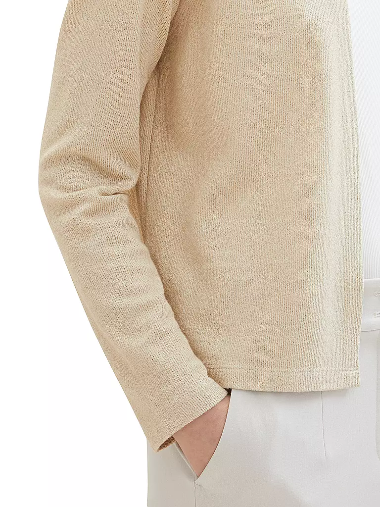 TOM TAILOR Strickjacke beige
