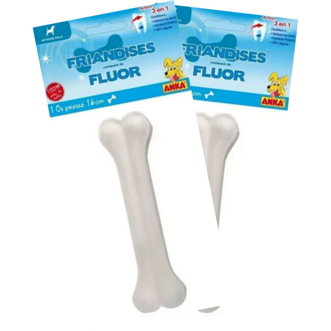 Os à mâcher pressé au fluor Anka