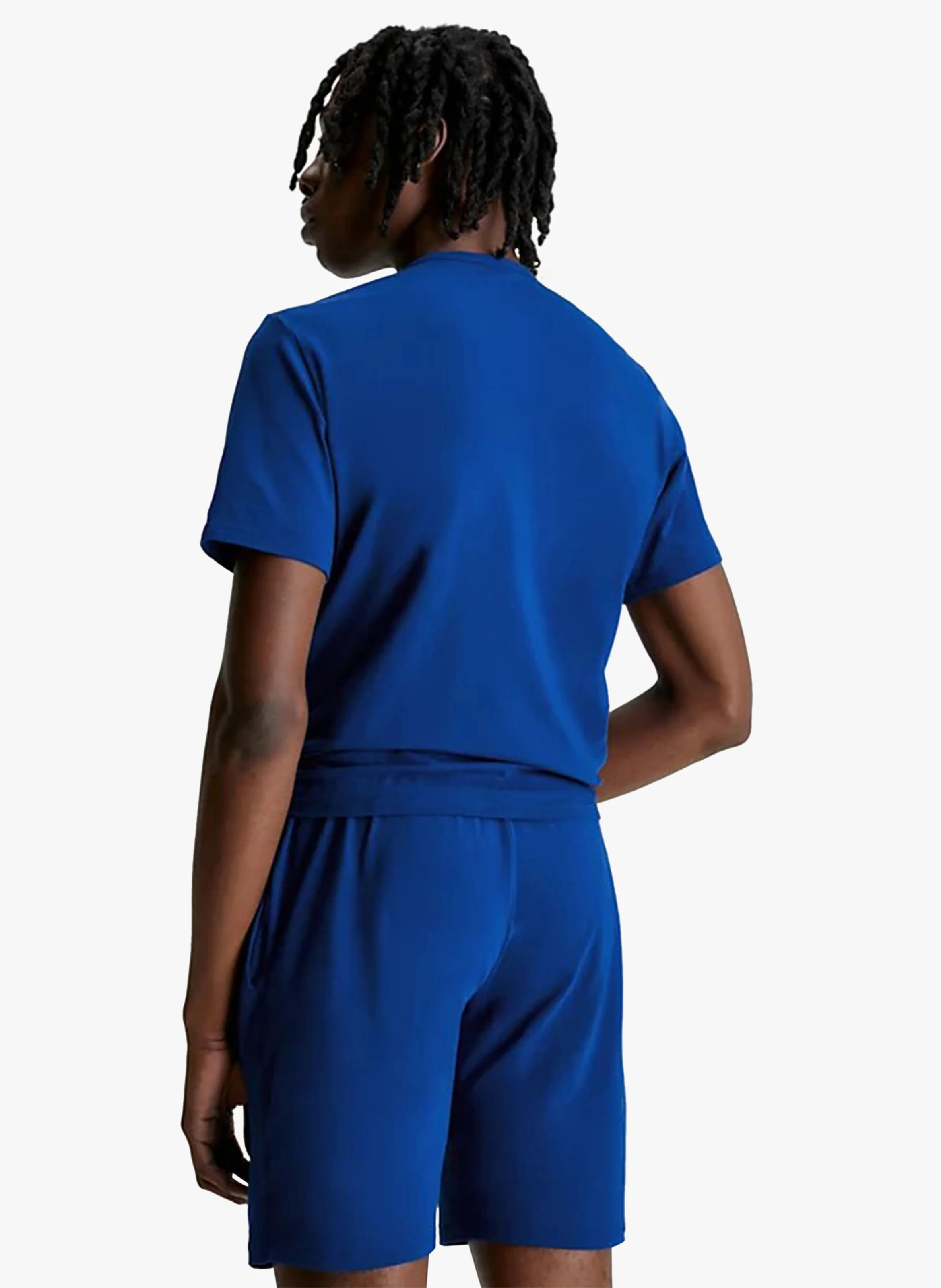 Haut de pyjama en coton| Bleu