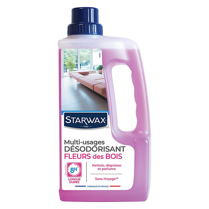 Nettoyant désodorisant multi-usages senteur fleur des bois Starwax 1L