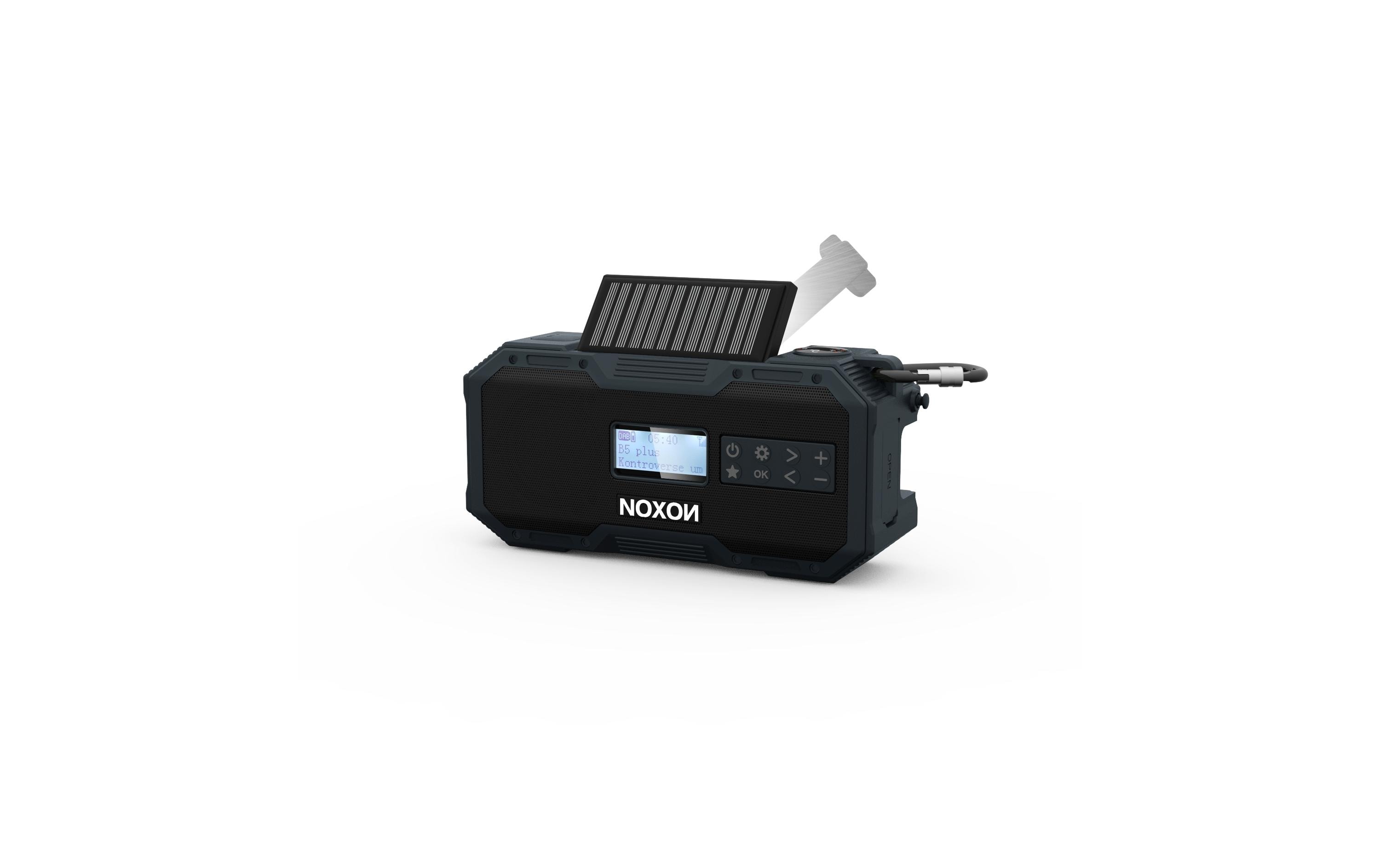 DAB+ Radio Dynamo Solar 411 AnthrazitDAB+ Notfunk mit Bluetooth