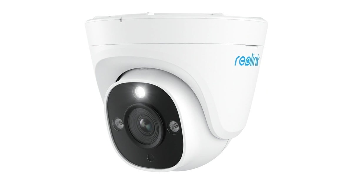 ReolinkP344, slimme 12 MP PoE Dome-camera met spotlight  (Wit, Kleurennachtzicht)
