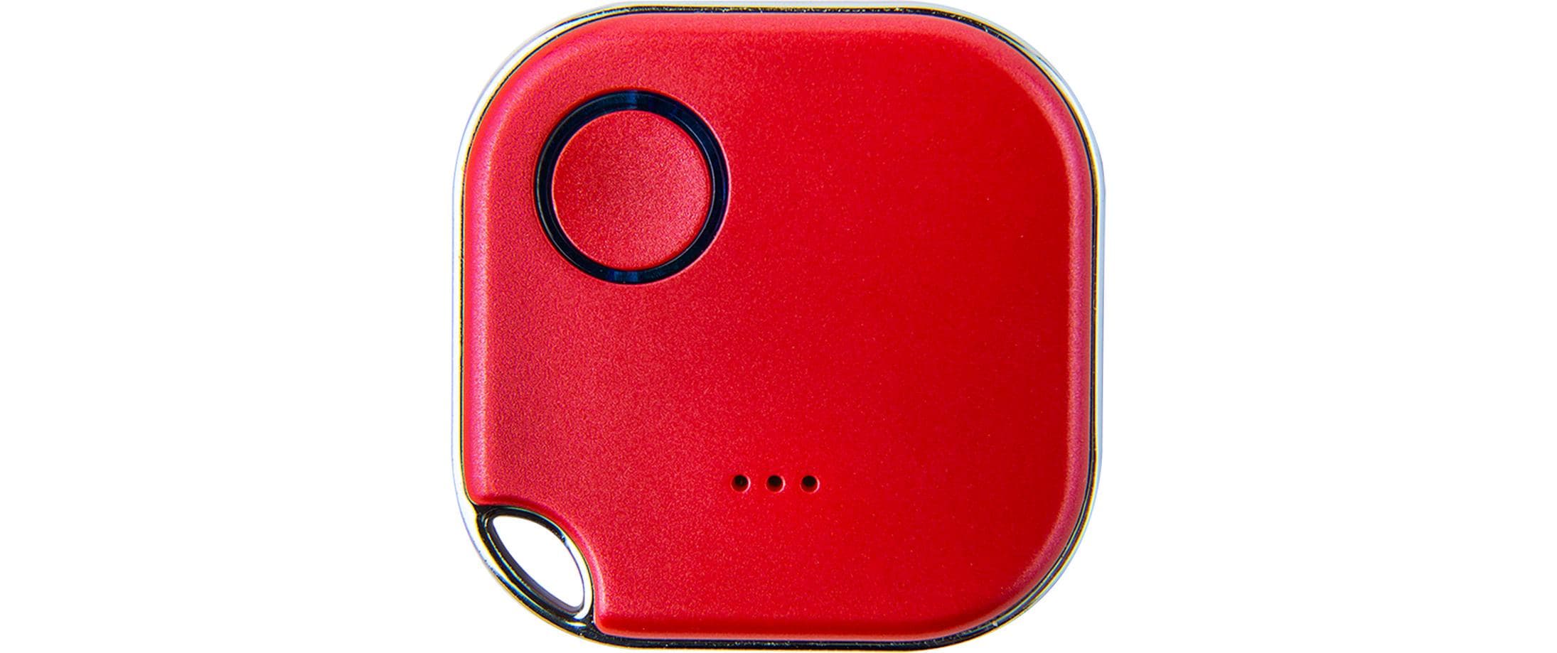 Bluetooth Fernbedienung Shelly BLU Button1 rotBluetooth-gesteuerter Aktions- und Szenenaktivierungsknopf