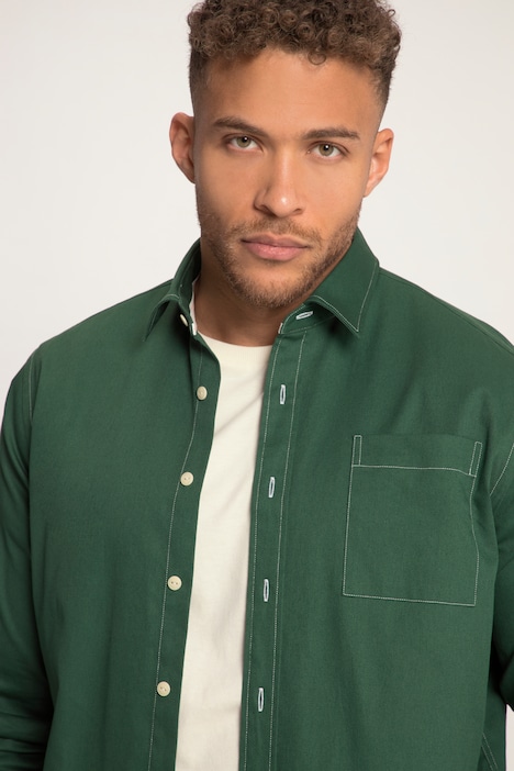 STHUGE Hemd, Langarm, Modern Fit, Kentkragen, bis 8 XL